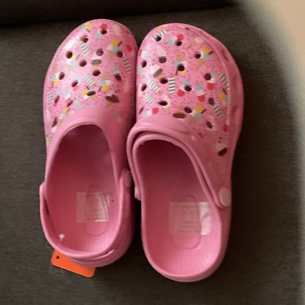Kids Pink Clog Shoes
